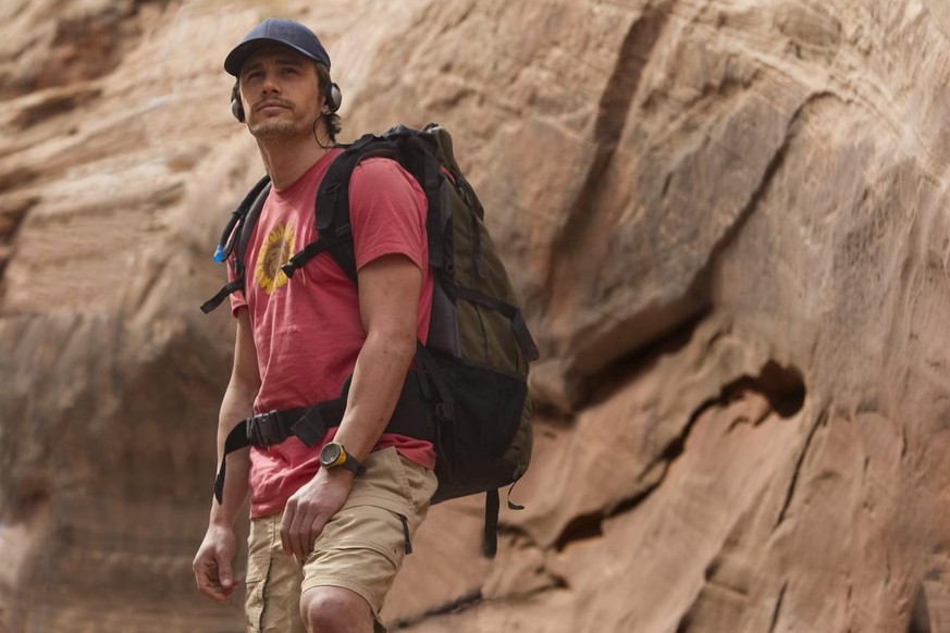 epa02548615 An undated film still provided by Fox Searchlight on 25 January 2011 shows US actor James Franco in a scene of the movie &#039;127 Hours&#039;. The movie has been nominated for Best Motion ...