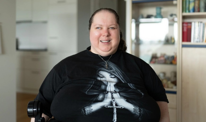 Rebecca Dürr est atteinte d'une paralysie cérébrale congénitale.
