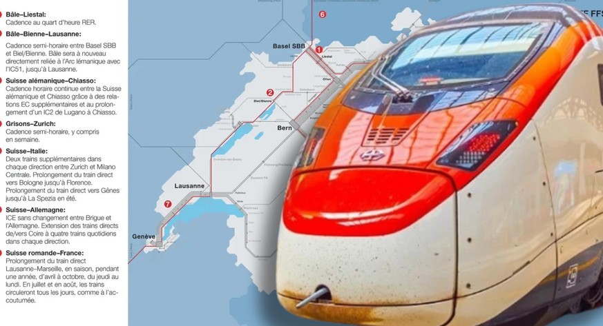 Le nouvel horaire CFF arrive: voici ce que ça change en Romandie