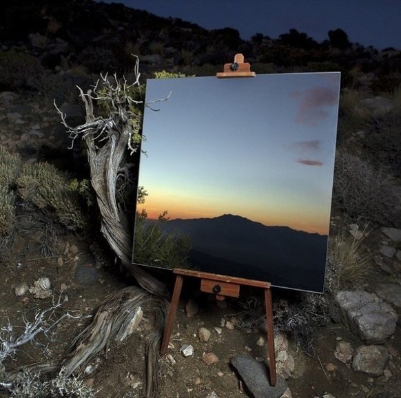 C'est un miroir.