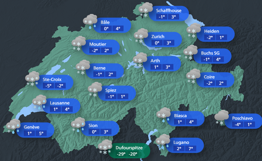 Prévision météo pour jeudi 21 novembre 2024.