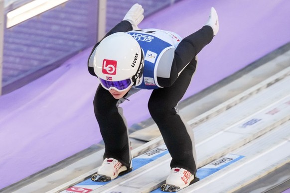 Sondre Ringen (NOR) attend the FIS SKI Jumping World Cup, in Zakopane, Poland, on January 15, 2022. (Photo by Foto Olimpik/NurPhoto via Getty Images)