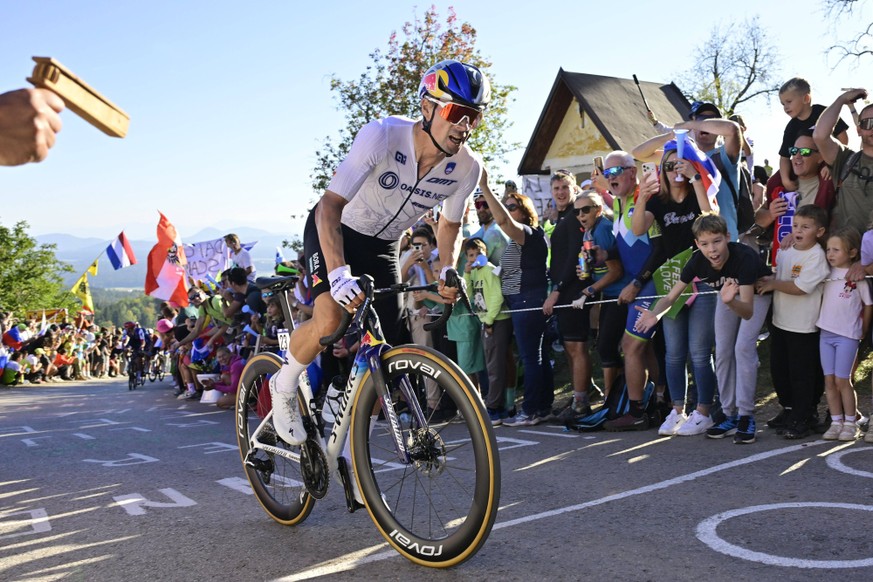 UEC 2026 Road European Championships Ljubljana 04/10/2026 LJUBLJANA, SLOVENIA - OCTOBER 04 : Roglic Primoz SLO of Red Bull BORA Hansgrohe during the Men Elite cycling road race at the 2026 UEC Road Eu ...