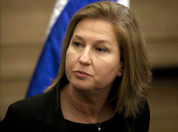FILE - In this Wednesday, Nov. 30, 2011 file photo, former Israeli Foreign Minister Tzipi Livni attends a news conference at the Knesset, Israel's parliament, in Jerusalem. The veteran Israeli an ...