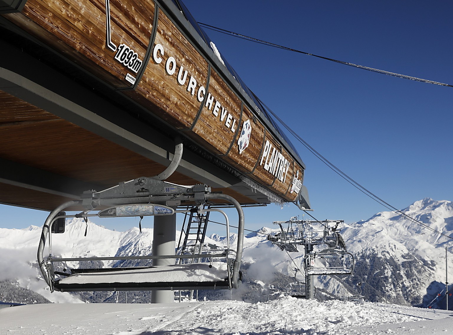 Les remontées mécaniques sont fermées à Courchevel depuis le début de la saison d&#039;hiver (archives).