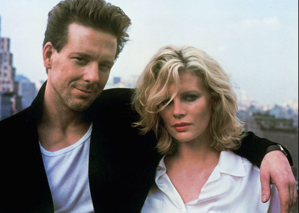 Mickey Rourke avec Kim Basinger. Elle jouait à ses côtés dans «9 semaines et demie» (1986).