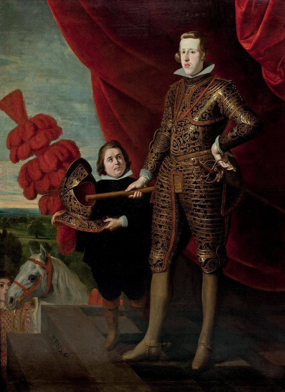 Gaspar de Crayer: Philipp IV. von Spanien mit einem Hofzwerg, um 1620–1625
https://de.wikipedia.org/wiki/Hofzwerg