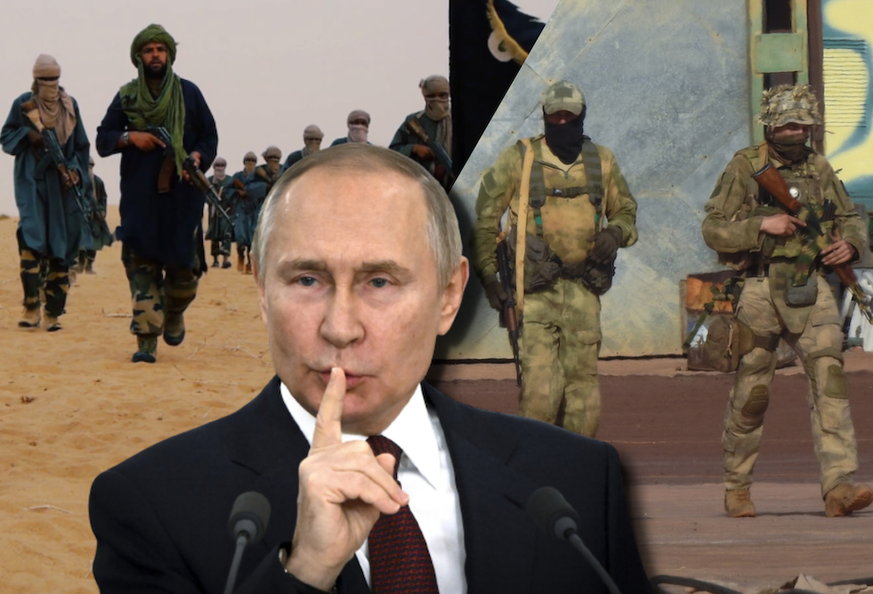 Vladimir Poutine / Groupe Wagner / Al-Quaïda au Maghreb islamique (AQMI) / Mali