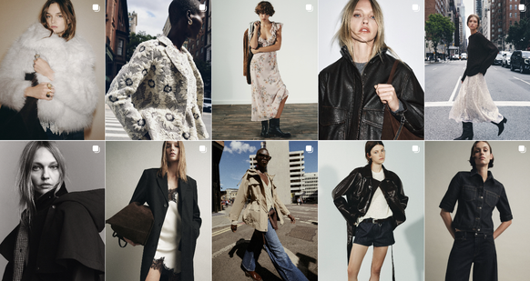 Instagram Zara.