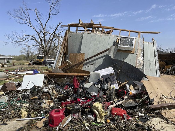 Silver City a �t� l&#039;une des villes les plus touch�es par la tornade.