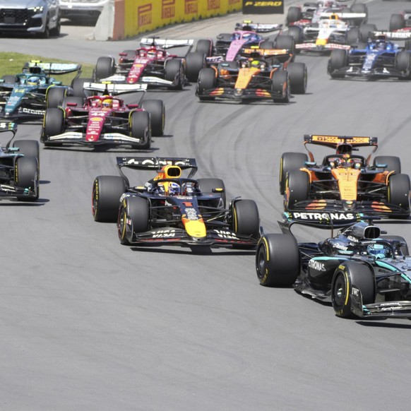 Parti de la pole, George Russell a gagné le GP du Canada