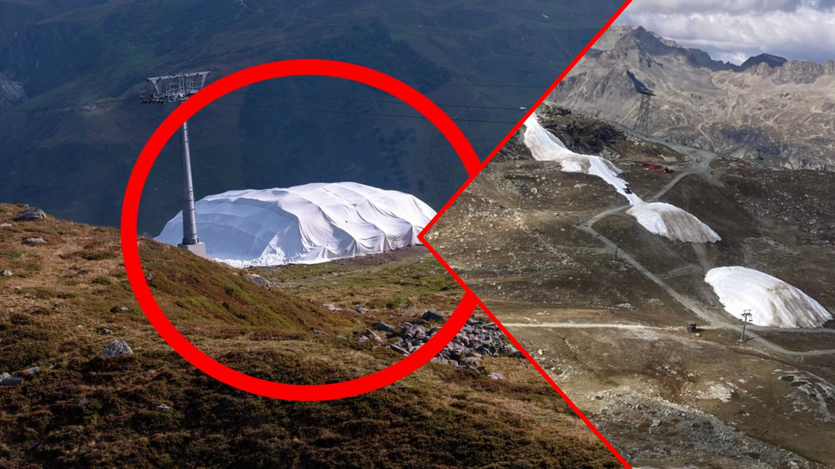 Comment la neige stockée a survécu aux canicules de l’été