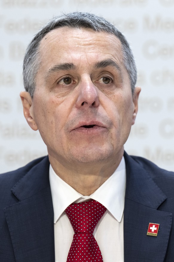 Le ministre des Affaires étrangères, Ignazio Cassis