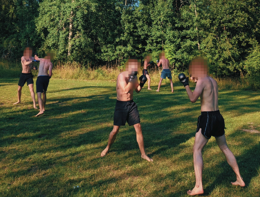 Aujourd’hui, on retrouve des Active Clubs à travers toute l'Europe (comme sur cette photo en Suède), y compris en Suisse.