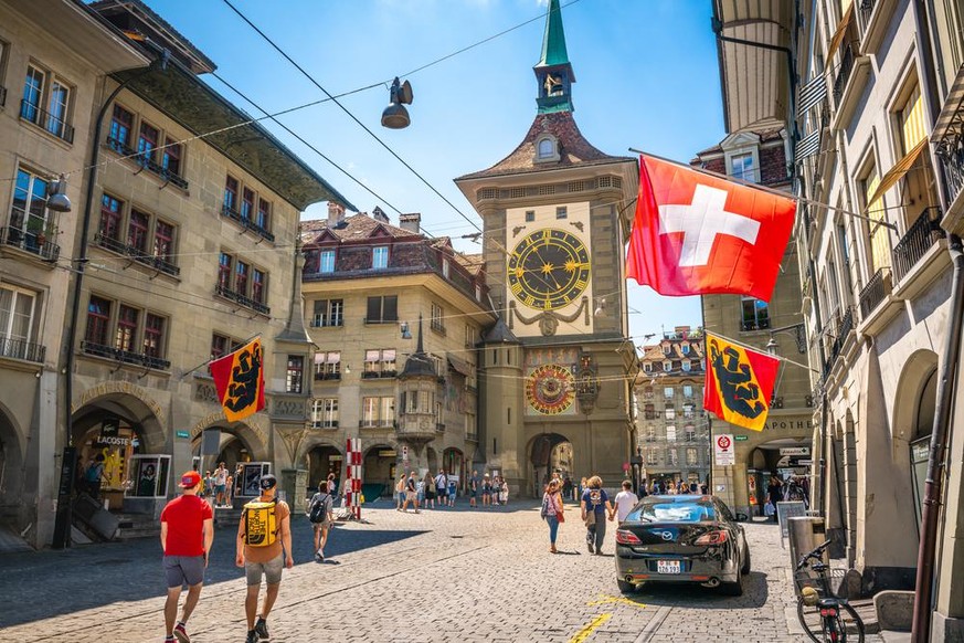 Berne drapeau covid-19 stress ville classement zen pollution