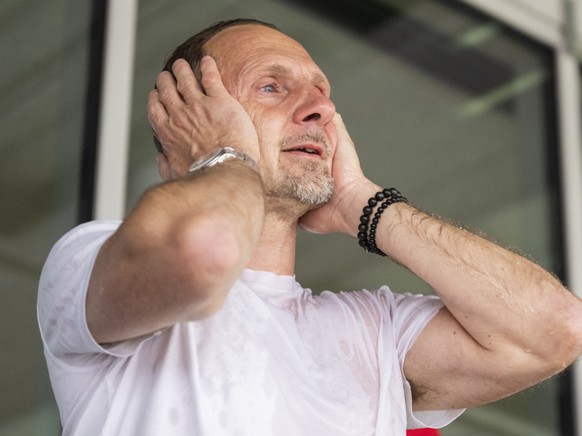 Le coach de Thoune Mauro Lustrinelli assistera aux derniers matches de la saison depuis les tribunes.