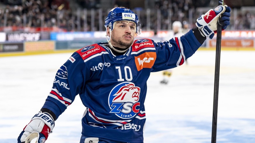 Sven Andrighetto est très précieux pour les ZSC Lions, tant offensivement que défensivement.