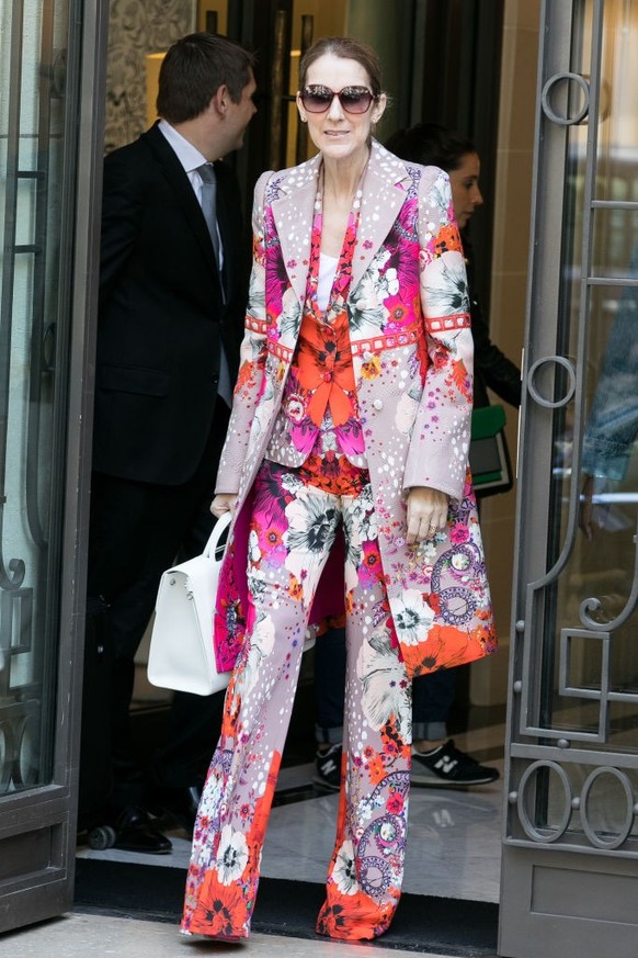 PARIS, FRANCE - JUNE 14: Singer Celine Dion is seen on June 14, 2017 in Paris, France. (Photo by Marc Piasecki/GC Images)
