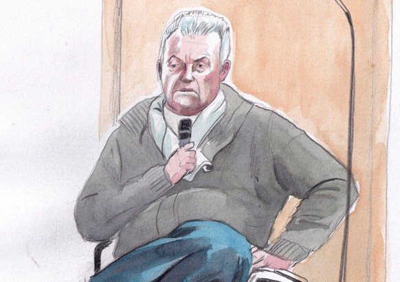 Dominique Pelicot pendant le procès.