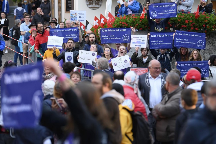 Une manifestation de l'association Mass-Voll.