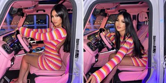 Attention, ça va partir dans les aigus! Maeva Ghennam a reçu une nouvelle voiture