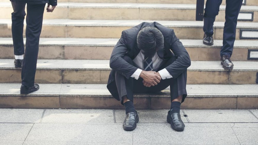 Chômage emploi perte tristesse monde économie argent carrière