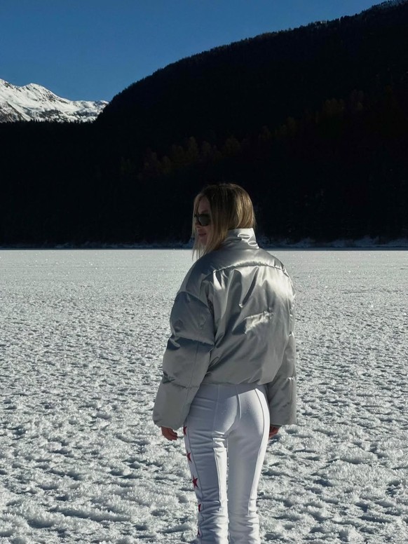 Luisa Laemmel à Davos, début janvier.