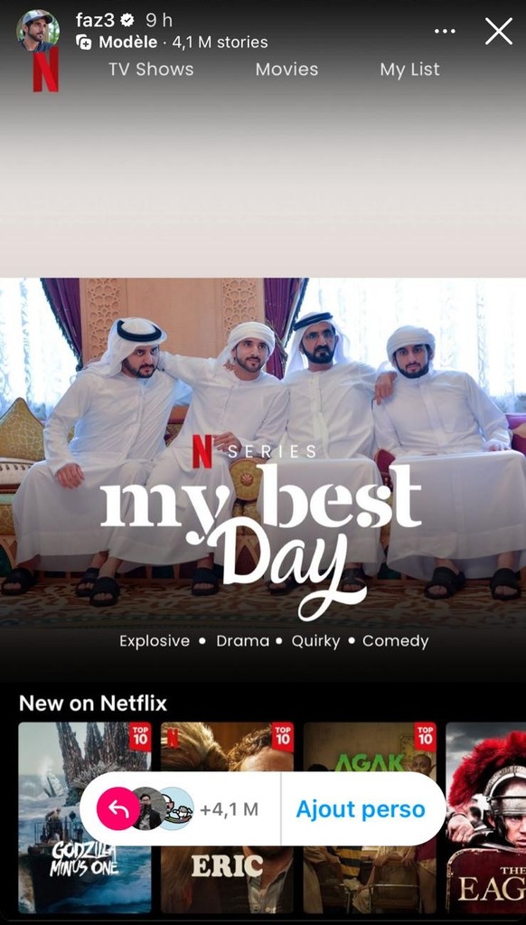 Hamdane ben Mohammed Al Maktoum, le cheikh de Dubaï.