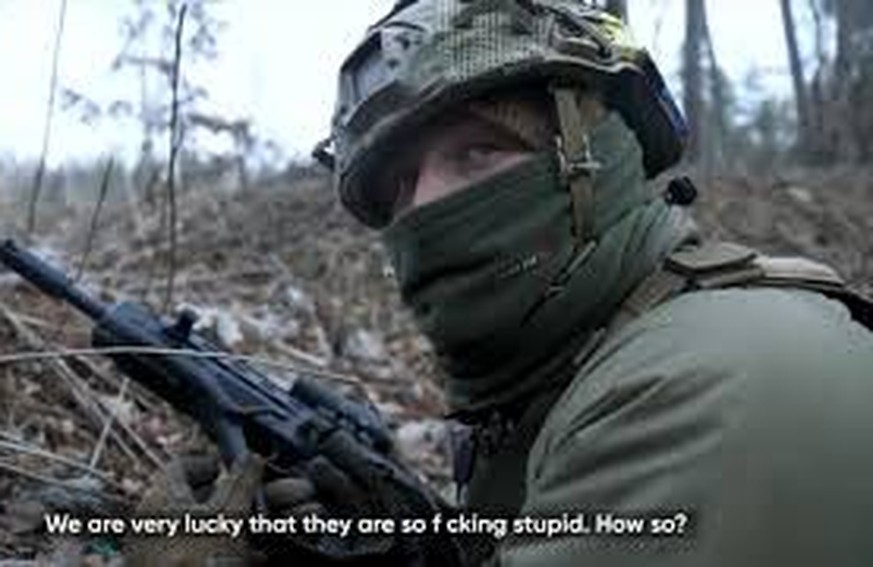 Cette déclaration d'un soldat ukrainien au début de la guerre est devenue un mème: «Nous sommes tellement heureux qu'ils soient aussi stupides».