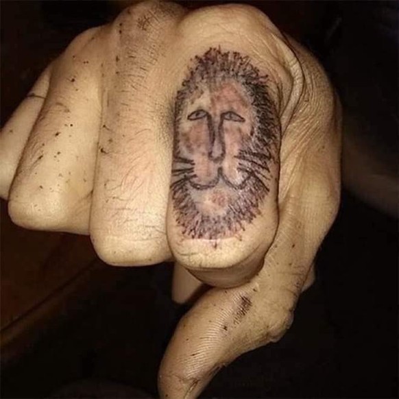 Faildienstag: Löwen-Tattoo