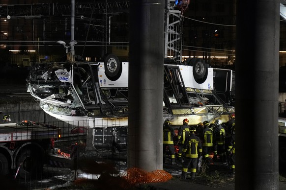 Les pompiers en action.