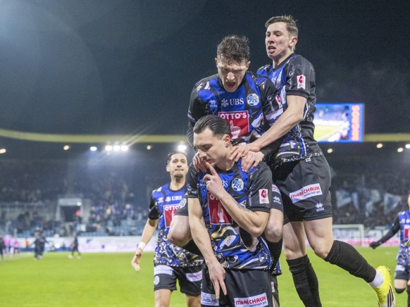 Severin Ottiger a inscrit le 4-3 décisif pour Lucerne.