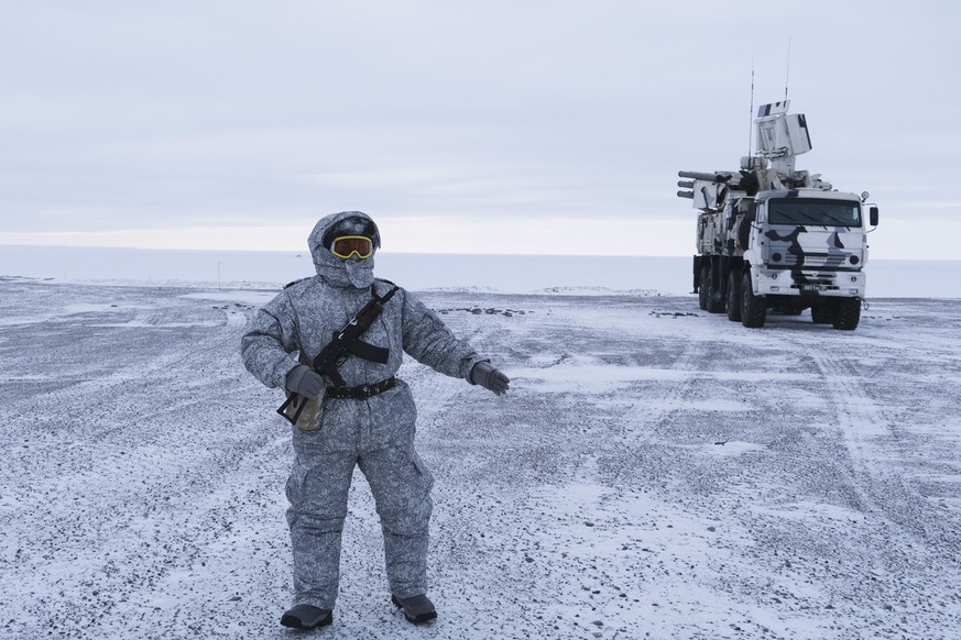 Un avant-poste militaire russe dans l'Arctique, sur l'île Kotelny.