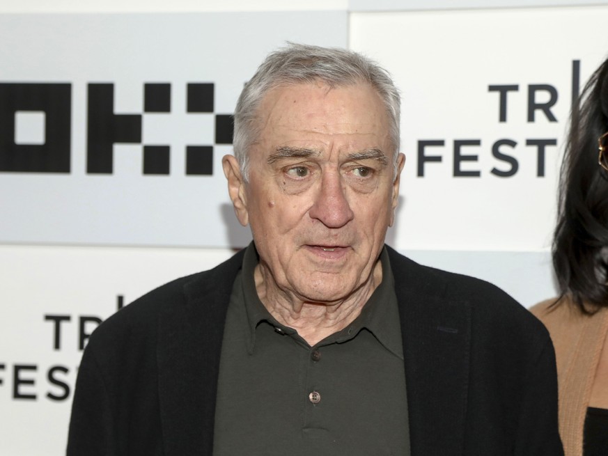Actor Robert De Niro attends the Tribeca Festival opening night premiere of &quot;Kiss the Future&quot; at the OKX Theater at BMCC Tribeca Performing Arts Center on Wednesday, June 7, 2023, in New Yor ...