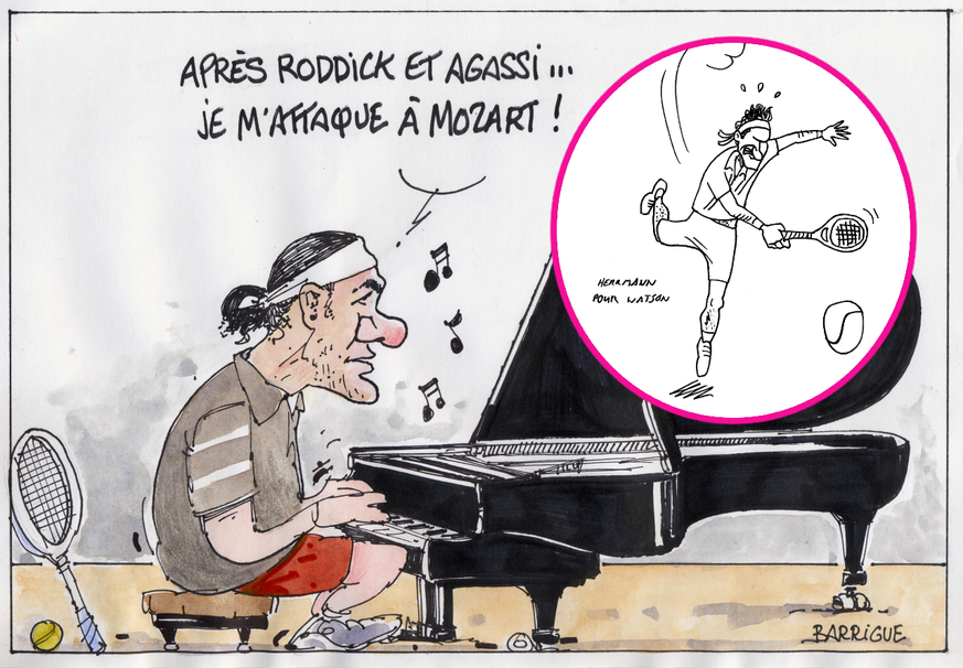 Les dessinateurs romands interviewés par watson sont unanimes: Roger Federer a des traits physiques qui sont simples à caricaturer.