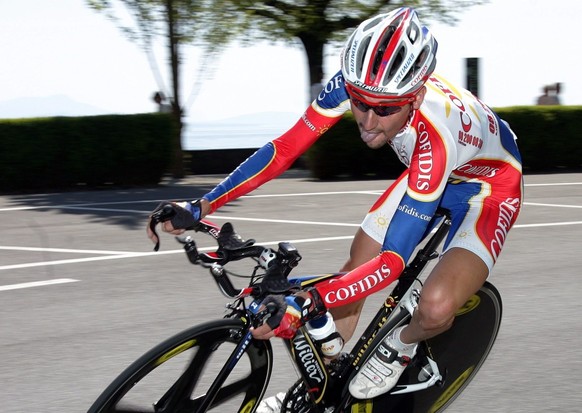 Daniel Atienza lors du Tour de Romandie 2005. (KEYSTONE/Juerg Mueller)