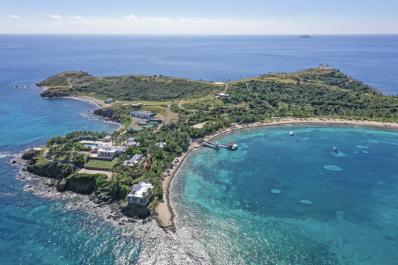 Little Saint James est située à moins de deux kilomètres de l'île de Saint-Thomas.