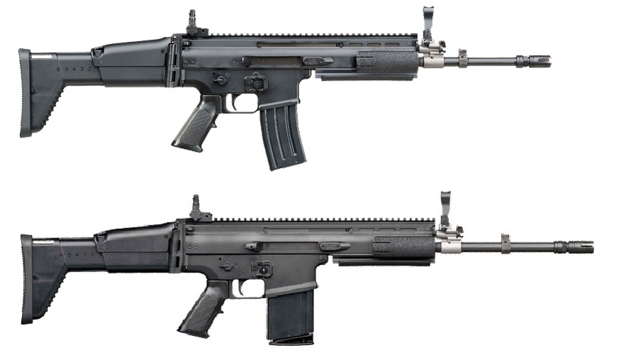 Le FN SCAR est un fusil multicalibre du fabricant belge Fabrique Nationale Herstal. Il est utilisé par les «US Special Operations Forces» et les «US Rangers».