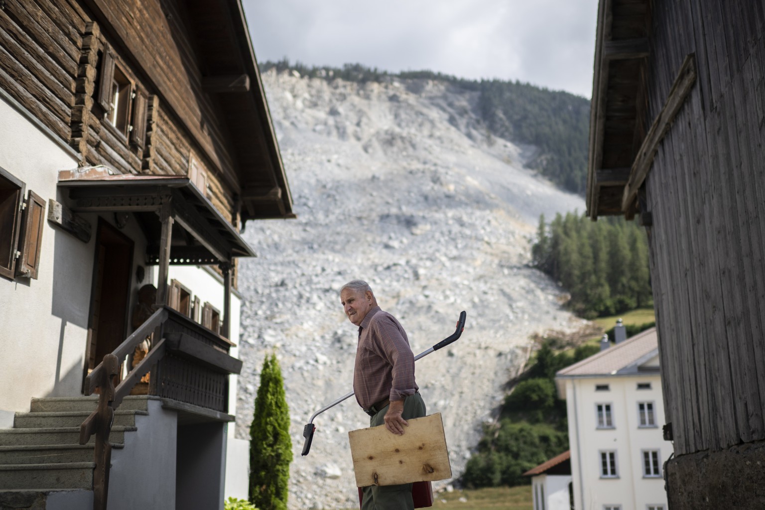 Brienz: après l&#039;éboulement, on craint les glissements de terrain