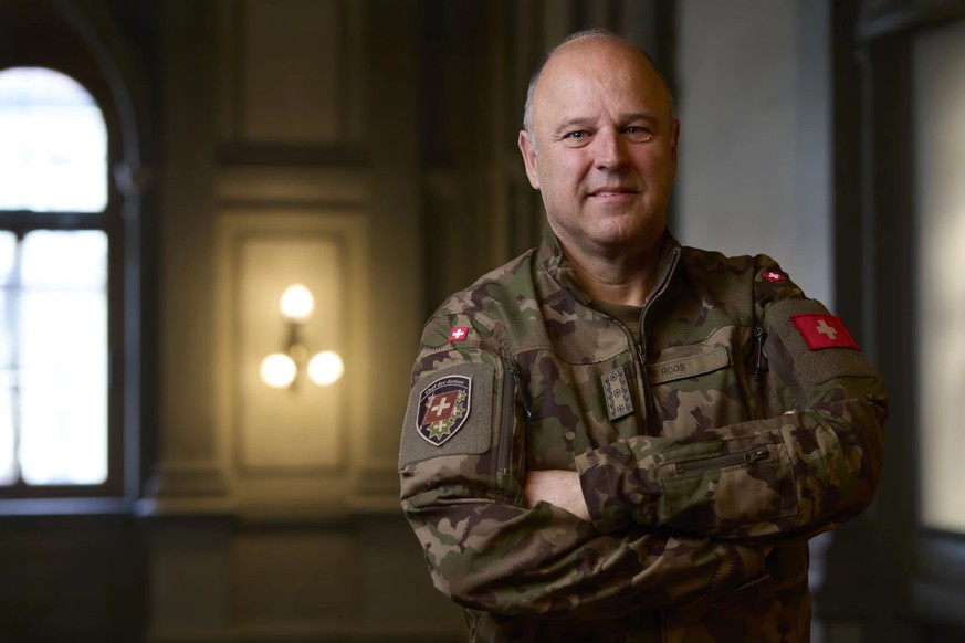 Le commandant de corps Benedikt Roos, chef de l'armée.