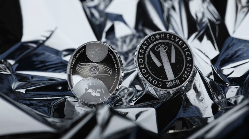 Monnaie spéciale en argent de 20 francs « Agence spatiale européenne ESA » 2026 | Swissmint