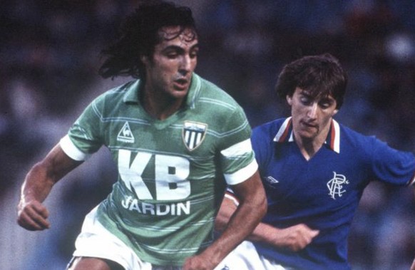 Jean-François Larios (à gauche) avait une relation catastrophique avec son coéquipier Michel Platini.