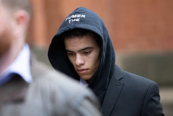 Mason Greenwood à son procès.