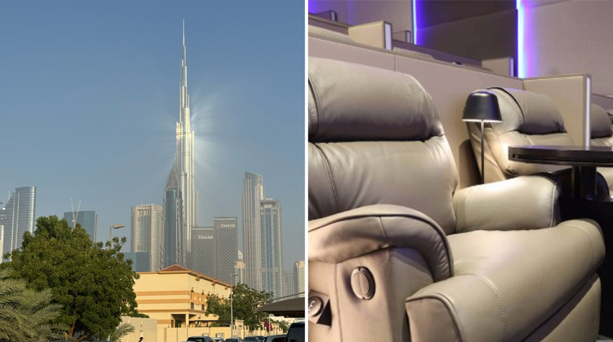 Le cinéma de luxe à Dubaï, c&#039;est une autre dimension.