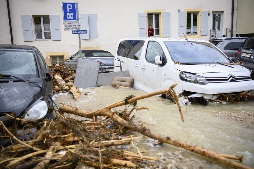 En juin 2021, un torrent de bue dévastait le villa de Cressier (NE).