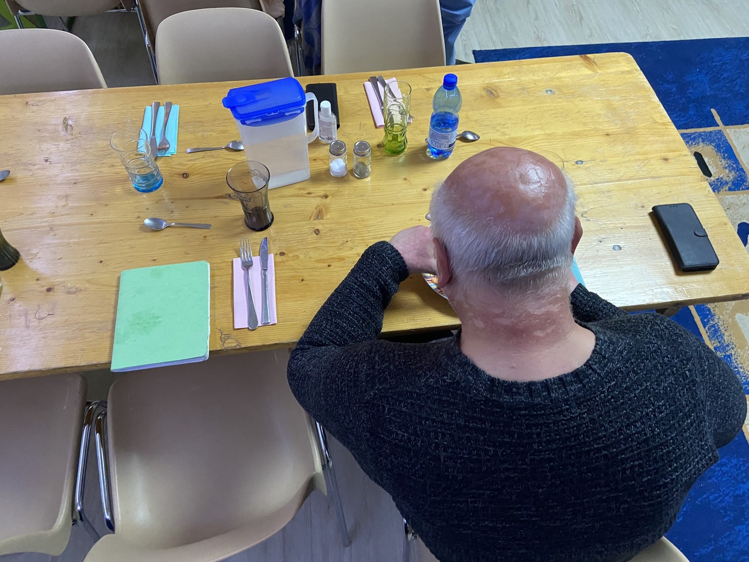 Repas de l'Armée du Salut, Sierre, avril 2026.