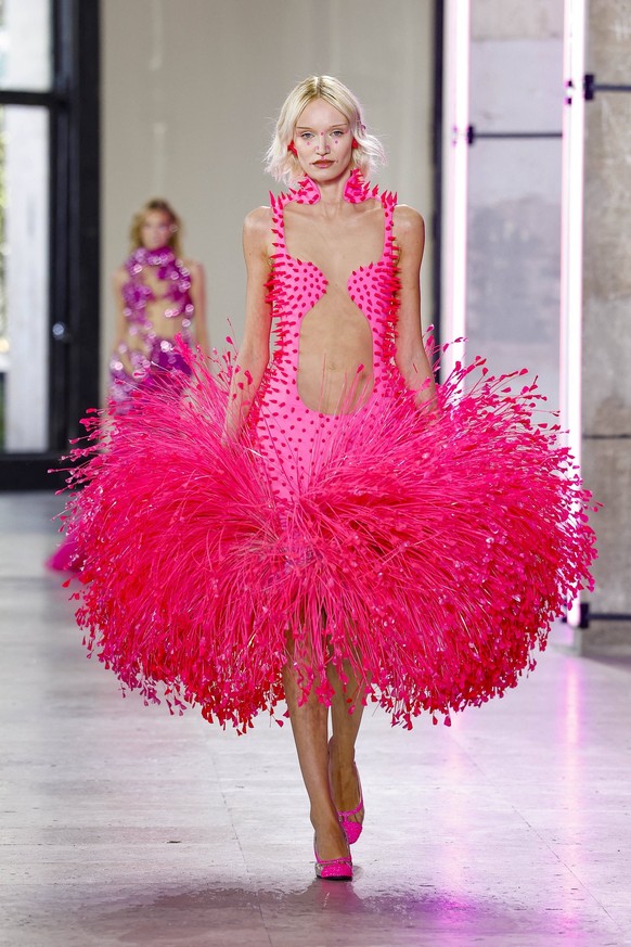 Germanier Fall/Winter 20262027 Haute Couture Collection Fashion Show during Paris Fashion Week, July 7, 2026 Germanier Haute Couture Fall/Winter 20262027 Collection Fashion Show, during Paris Fashion  ...