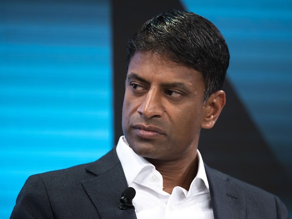 Le patron de Novartis, Vasant Narasimhan, se trouve en t�te du classement des salaires les plus �lev�s parmi les plus grandes entreprises suisses, selon une �tude d'Unia (archives).