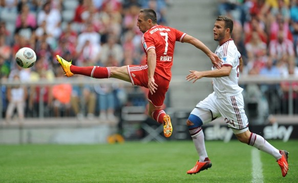 Berkay ici au duel avec Franck Ribéry lors de ses années «Bundesliga».