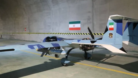 Un drone de combat iranien dans une installation souterraine: le pays est l'un des principaux producteurs au Moyen-Orient.